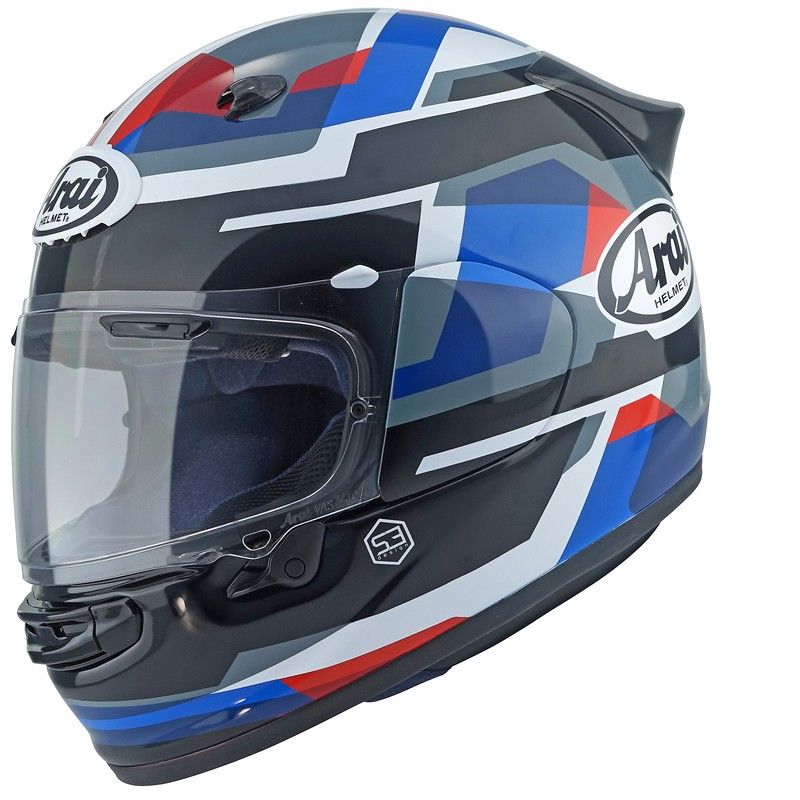 Casco ARAI QUANTIC Abstract - azul - motoscamaralweb.com