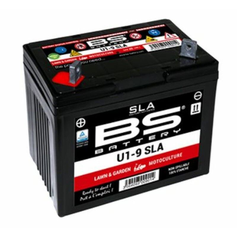 Batería BS BATTERY SLA sin mantenimiento activada en fábrica U1-9 - motoscamaralweb.com