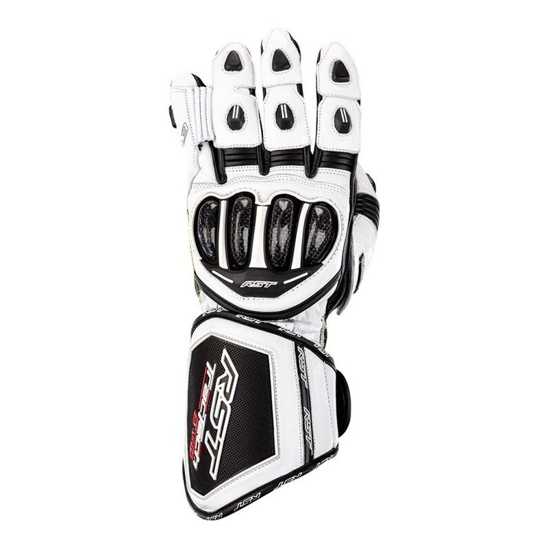 Guantes RST TracTech Evo 4 CE mujer - blanco/blanco/negro - motoscamaralweb.com