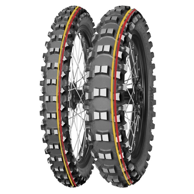 Neumático MITAS TERRA FORCE-MX SM 80/100-21 NHS 51M TT SOFT TO MEDIUM RED YELLOW - motoscamaralweb.com