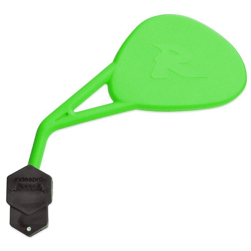 Retrovisor izquierdo universal V PARTS Enduro R (homologado) con brida verde - motoscamaralweb.com