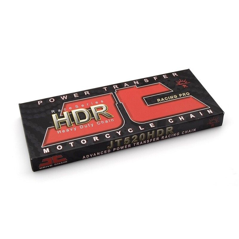 Cadena JT 520HDR con 108 eslabones negro - motoscamaralweb.com