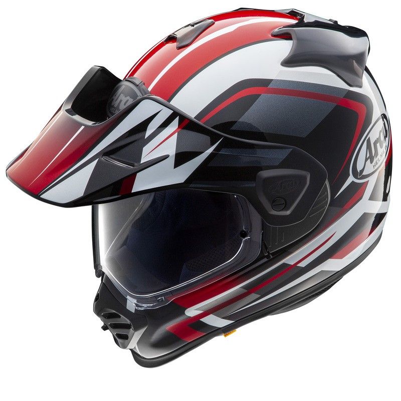 Casco ARAI TOUR-X5 Discovery - rojo - motoscamaralweb.com