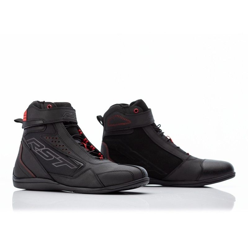 Botas de mujer RST FRONTIER Negro/Rojo . 39/UK6 - motoscamaralweb.com