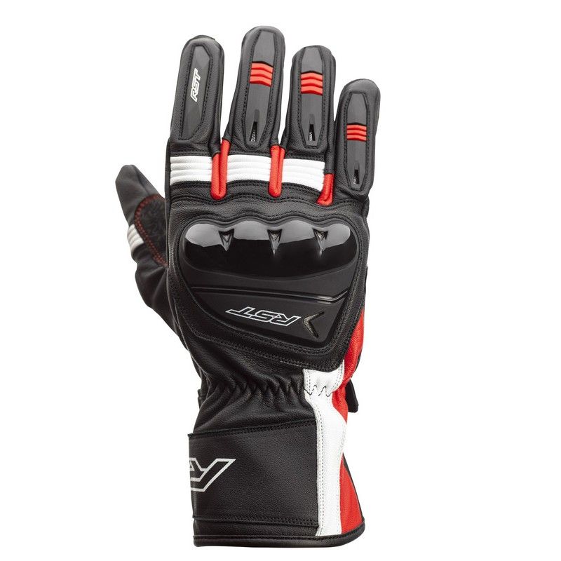 Guantes (Hombre) RST PILOT Negro/Rojo/Blanco . Talla 8/S - motoscamaralweb.com