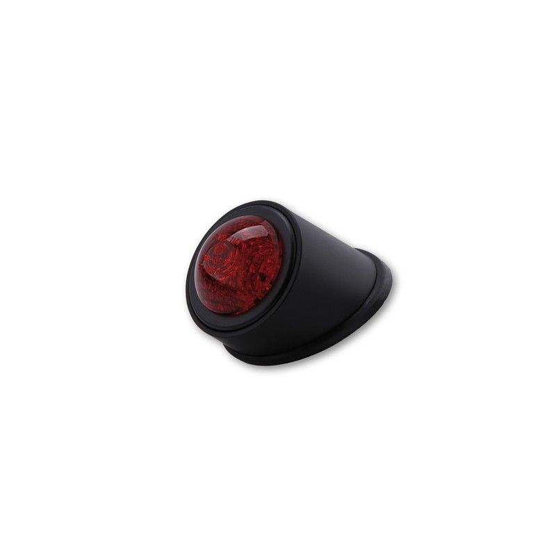 Piloto trasero LED SHIN YO Old School TYPE1 negro - motoscamaralweb.com