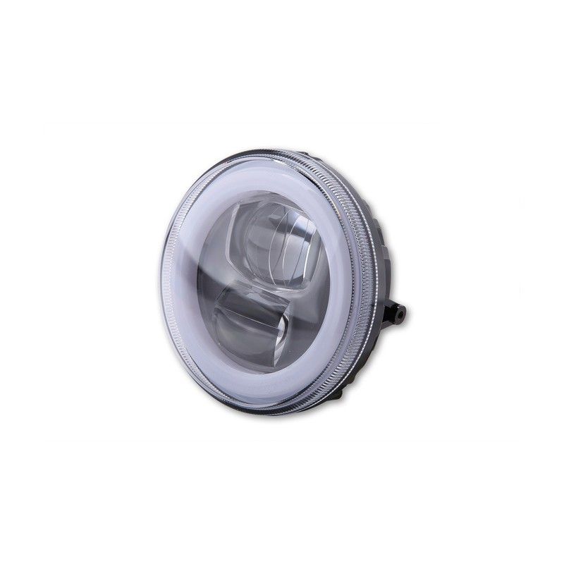 Óptica de faro delantero LED HIGHSIDER Tipo 9 - motoscamaralweb.com
