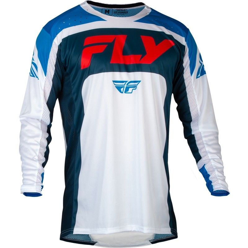 Camiseta FLY RACING Lite - Rojo / Blanco / Navy - motoscamaralweb.com