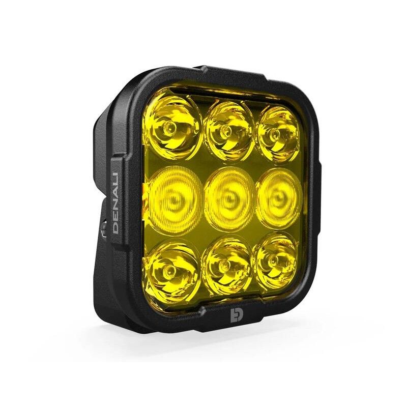 Luz de carretera DENALI DL9 Hybrid Driving - Lente amarilla - motoscamaralweb.com