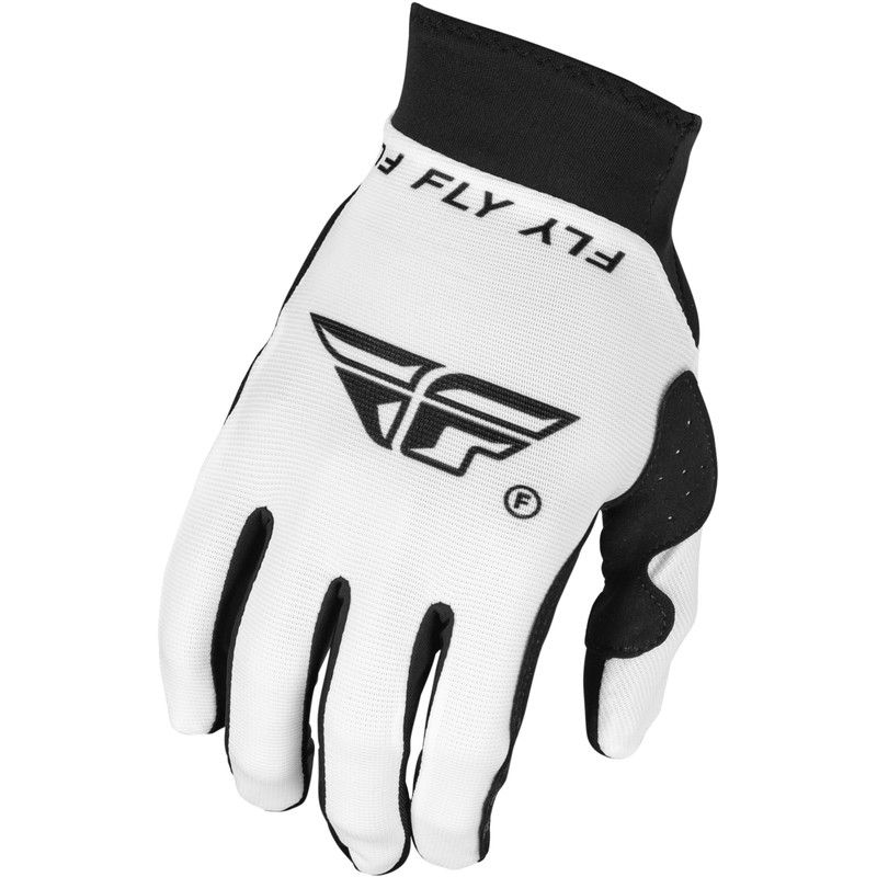 Guantes FLY RACING Pro Lite - Blanco / Negro - motoscamaralweb.com