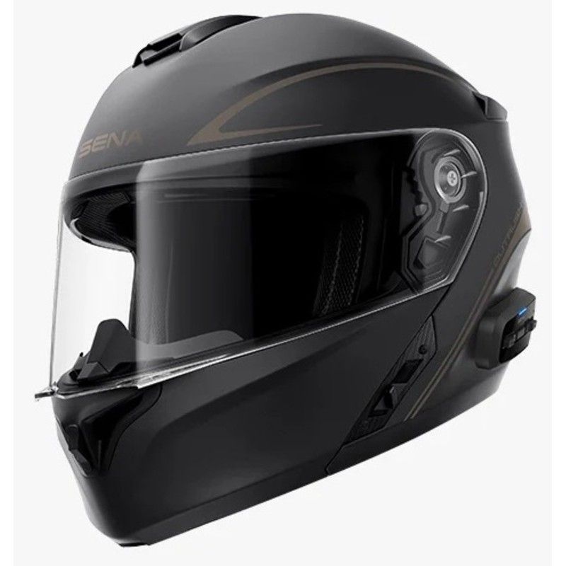 Casco modular Bluetooth SENA Outrush R con sistema de comunicación integrado - motoscamaralweb.com