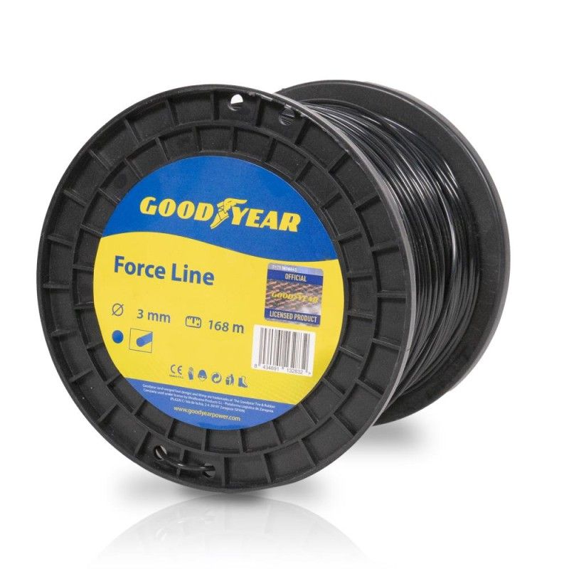 NYLON GOODYEAR FORCE LINE REDONDO D3MM L168M BOBINA- motoscamaralweb.