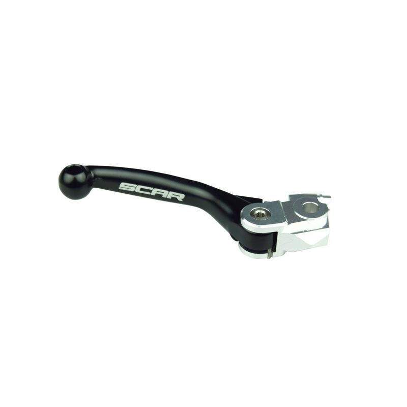 Maneta de freno SCAR FLEX plegable negro - motoscamaralweb.com