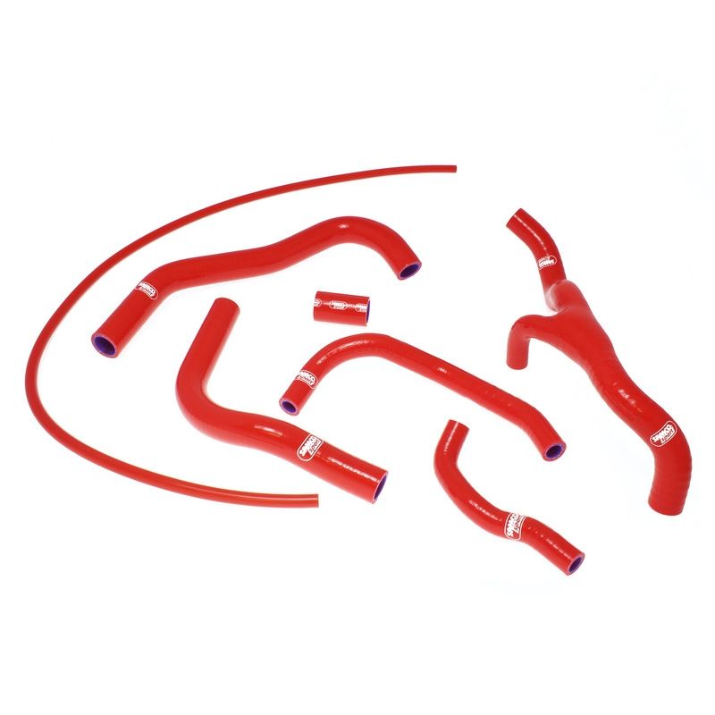 Kit manguitos SAMCO Honda rojo HON-34-RD - motoscamaralweb.com