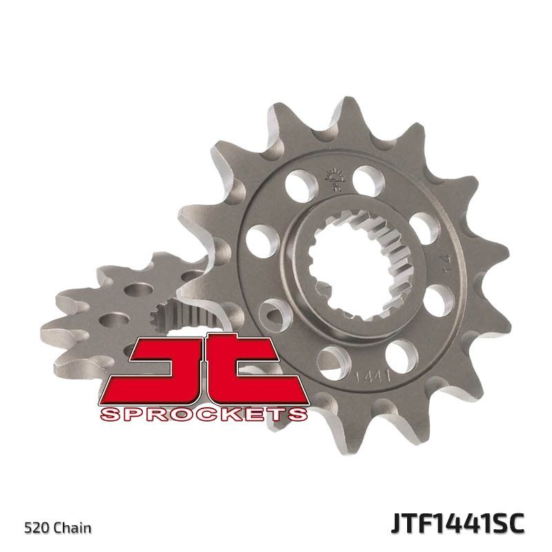 Piñón JT SPROCKETS acero autolimpiable 1441 - Paso 520 - motoscamaralweb.com