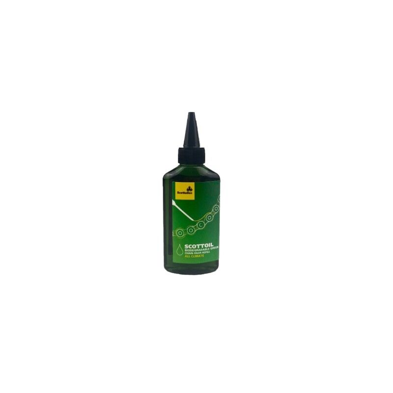 Lubricante SCOTTOILER Biodegradable Green para sistemas de lubricación de cadena - Bote 125ml - motoscamaralweb.com