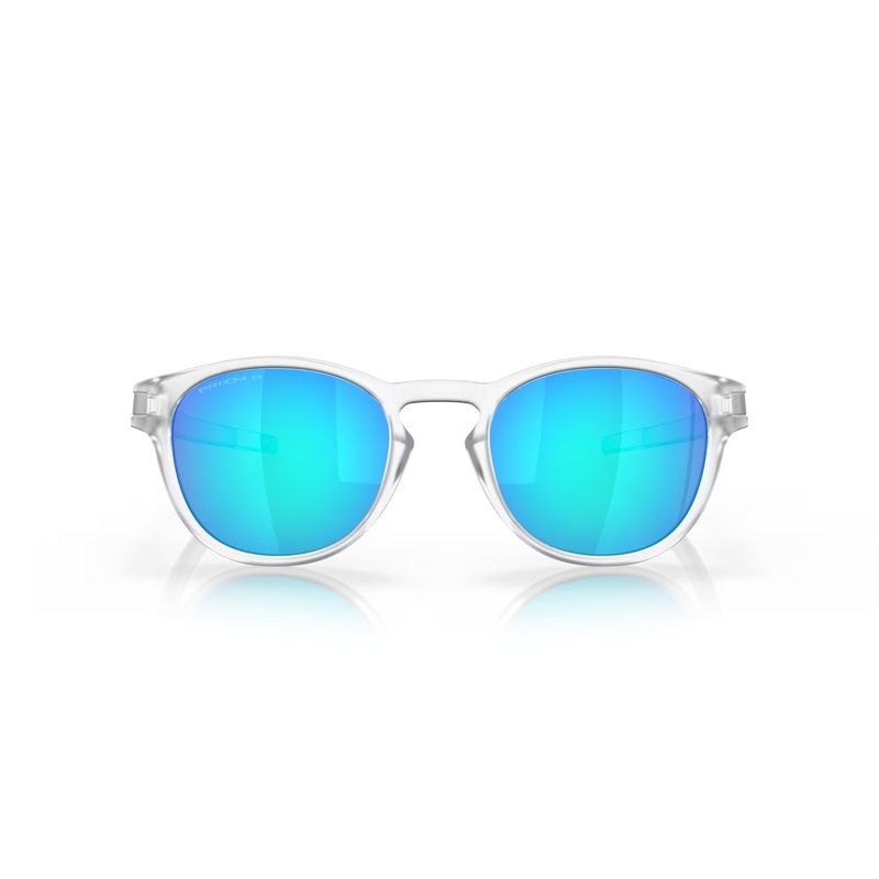 Gafas de Sol OAKLEY Latch Matte Clear - Lentes Prizm Sapphire Polarized - motoscamaralweb.com