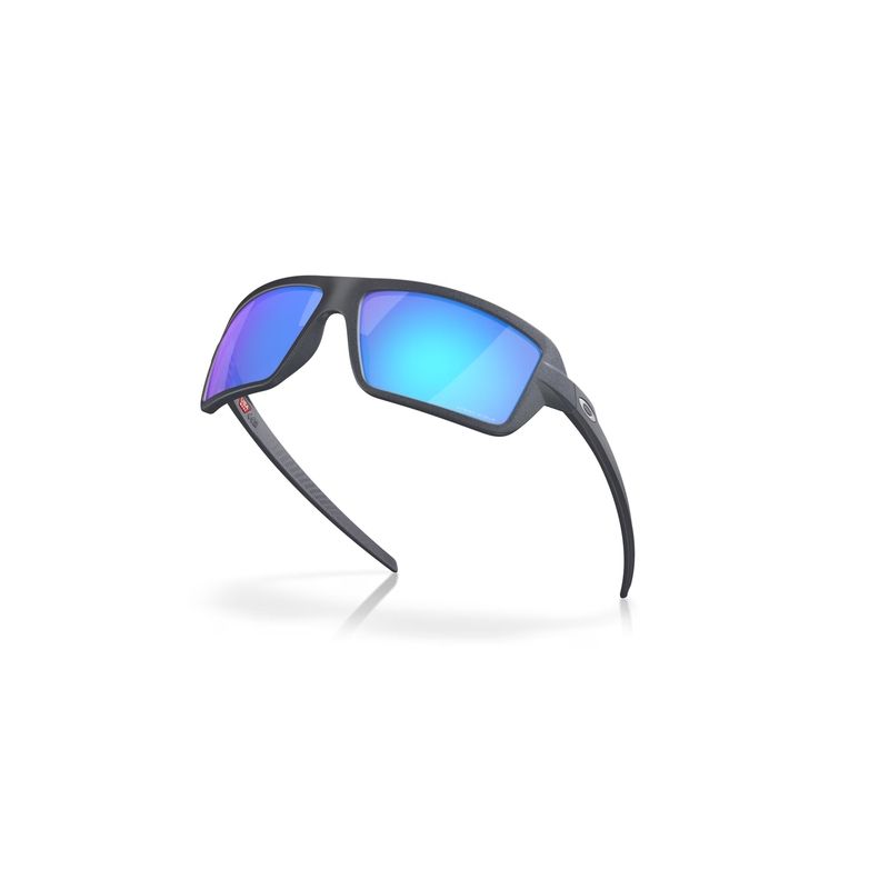 Gafas de Sol OAKLEY Cables Blue Steel - Lentes Prizm Sapphire - motoscamaralweb.com