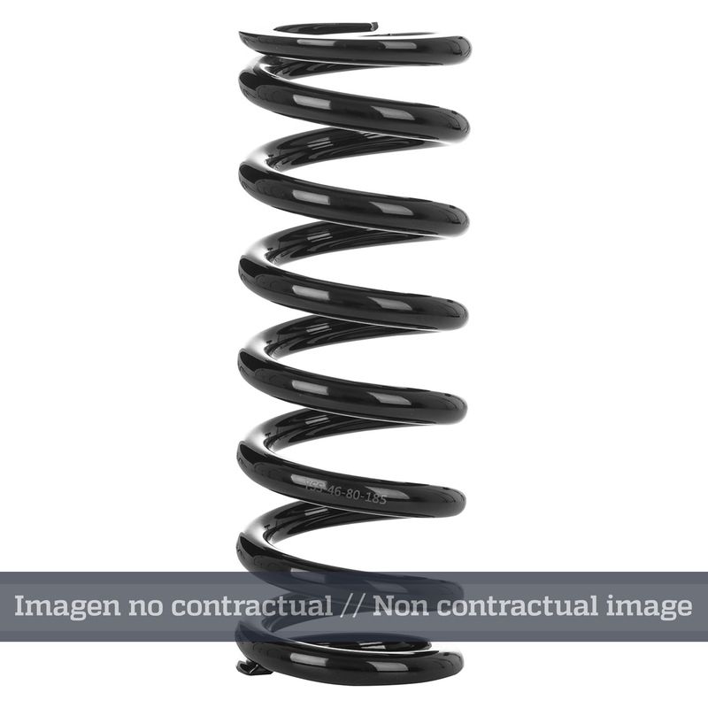 Muelle de amortiguador trasero YSS lineal negro 46-175-145 - motoscamaralweb.com