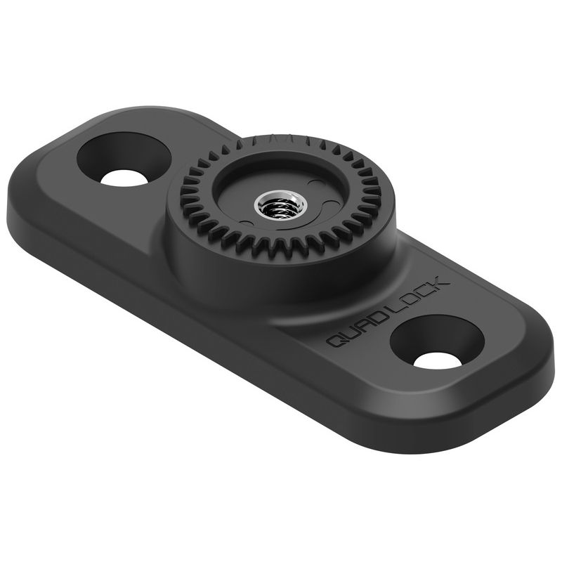 Base rectangular de 2 agujeros QUAD LOCK 360 - motoscamaralweb.com