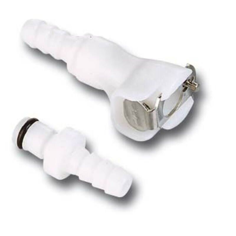 Enchufe rápido macarrón gasolina blanco MOTION PRO Ø8mm - motoscamaralweb.com