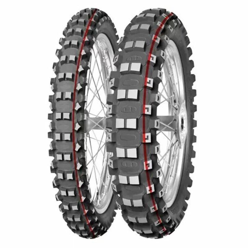 Neumático MITAS TERRA FORCE-MX MH 90/90-21 (3.00-21) NHS 54M TT MEDIUM TO HARD RED GREEN - motoscamaralweb.com