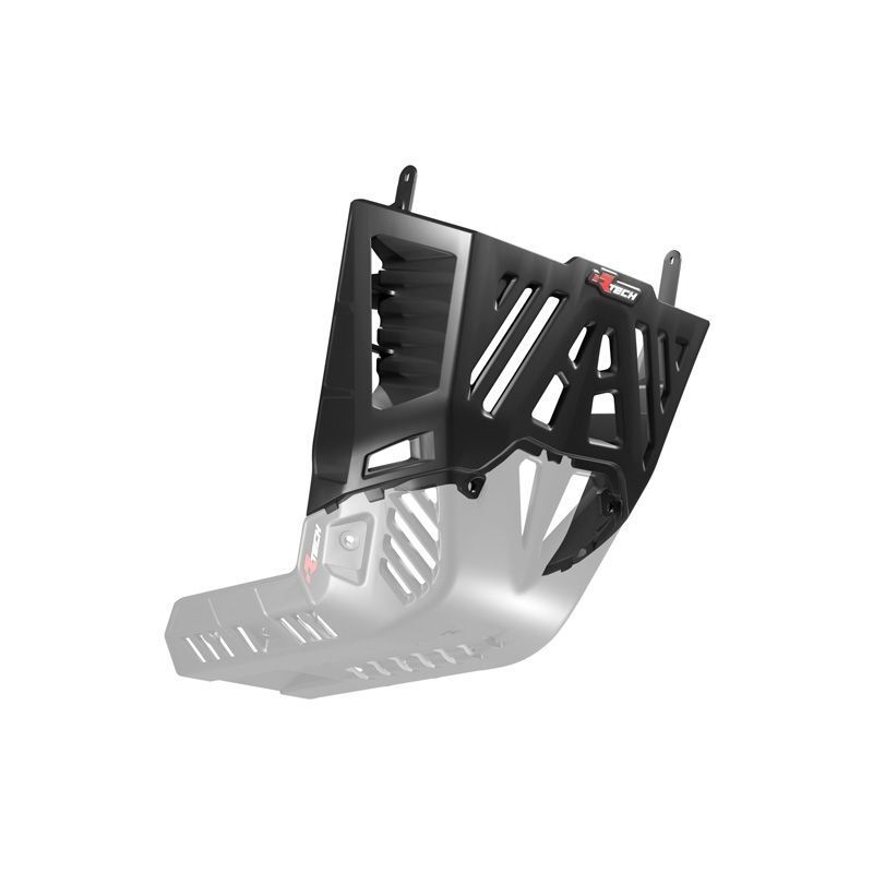 Protector para parte superior del motor POLISPORT T7 Revolution - Negro - motoscamaralweb.com