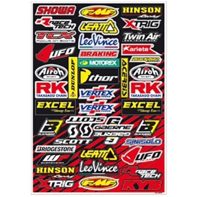 Kit Adhesivos Blackbird sponsor 5076C - motoscamaralweb.com