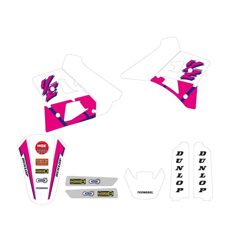 Kit adhesivos completo TECNOSEL OEM Yamaha 1992 - motoscamaralweb.com