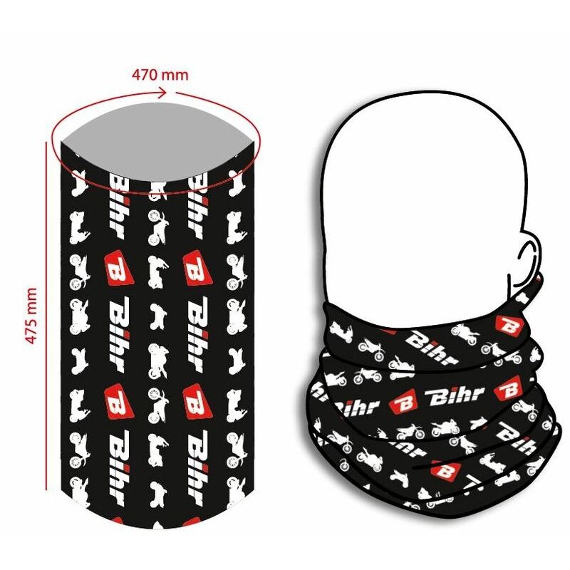 Cubre Cuello BIHR Factory - motoscamaralweb.com