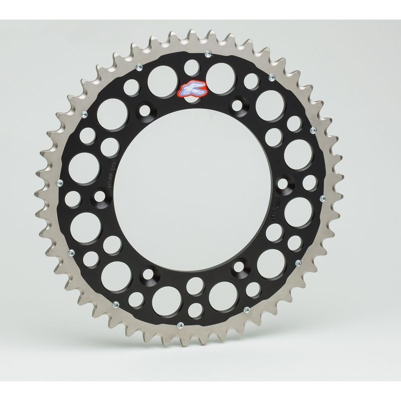 RENTHAL Twinring Aluminium Ultra-Light Self-Cleaning Hard Anodized Rear Sprocket 1230 - 520 - motoscamaralweb.com