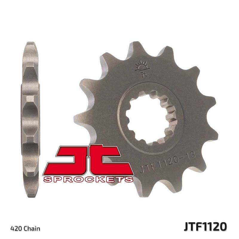 Piñon JT SPROCKETS acero estándar 1120 - 420 - Motor Minarelli AM6 - motoscamaralweb.com