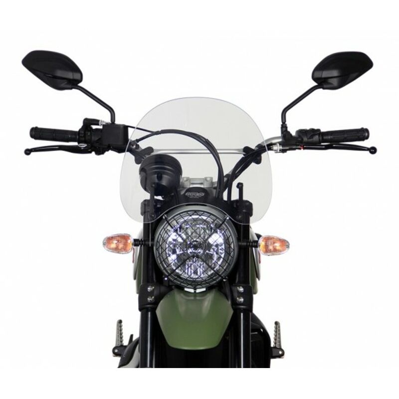 Pantalla MRA Touring. Ducati Scrambler. transparente - motoscamaralweb.com