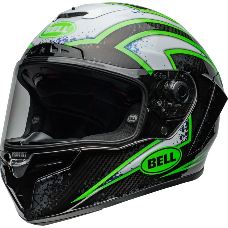 Casco BELL Race Star DLX Flex - Xenon Gloss Black/Kryptonite - motoscamaralweb.com