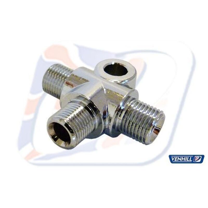 Conector T macho Venhill sujeción M6 - motoscamaralweb.com