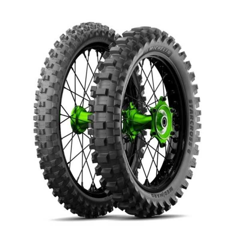 Neumático MICHELIN STARCROSS 6 MEDIUM HARD 110/100-18 M/C NHS 64M TT - motoscamaralweb.com
