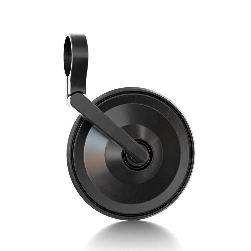 Retrovisor contrapeso de manillar HIGHSIDER smart Circula-S - corto - negro - motoscamaralweb.com