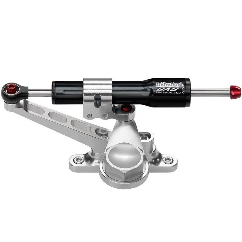 Kit amortiguador de dirección BITUBO negro montaje OEM - Aprilia - motoscamaralweb.com