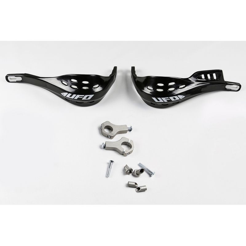 Paramanos cerrado UFO jumpy handguards 28 negro PM01620-001 - motoscamaralweb.com