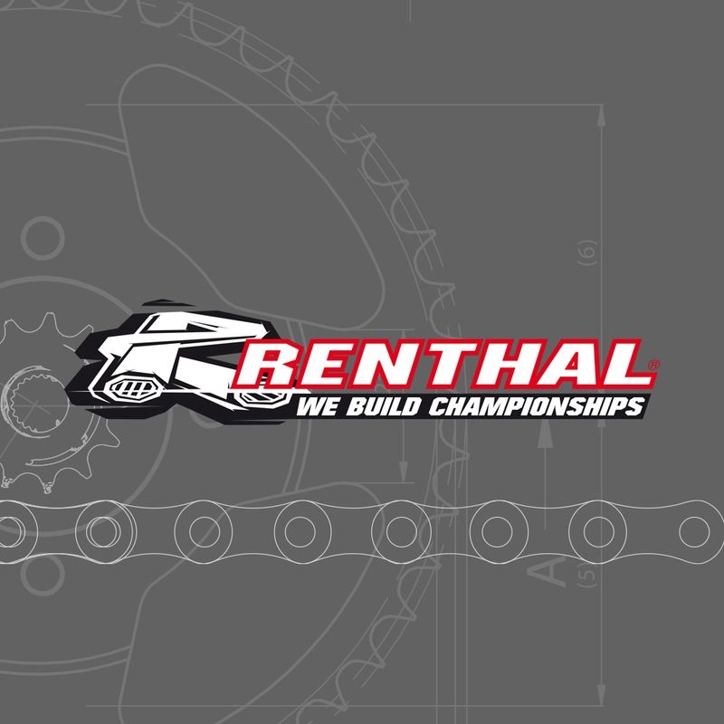 RENTHAL Chain Kit 520R3 13/49 Reinforced - Ultra-Light Self-Cleaning Rear Sprocket - motoscamaralweb.com
