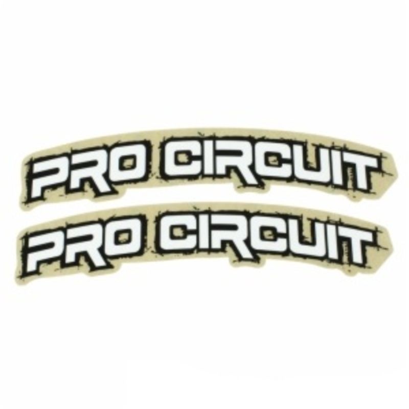 PRO CIRCUIT Retro Fender Decals - motoscamaralweb.com