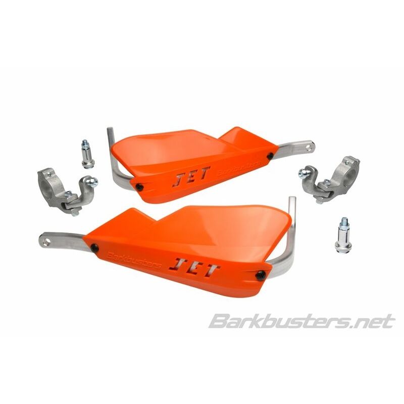Kit de paramanos BARKBUSTERS JET cerrado Ø28.6mm universal - Naranja - motoscamaralweb.com