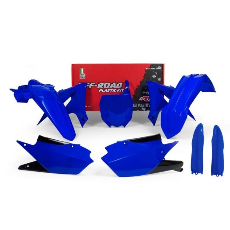 Kit de plástica RACETECH (6 piezas) - Azul - motoscamaralweb.com