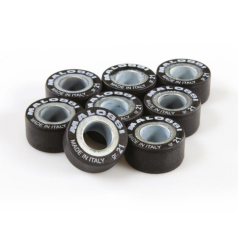 Rodillos de variador MALOSSI 26x12.8mm 21gr - 8 piezas- motoscamaralwe