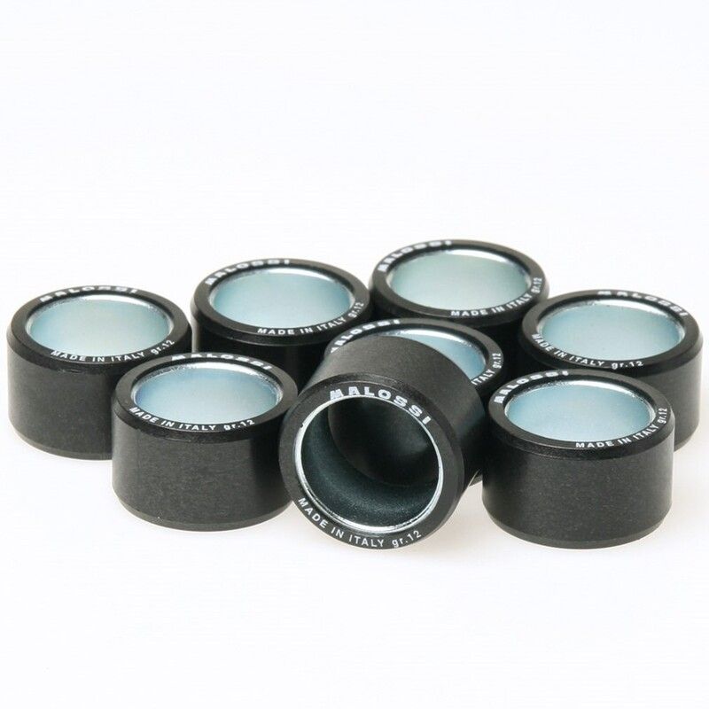 Rodillos de variador MALOSSI 25x17mm 16gr - 8 piezas- motoscamaralweb.
