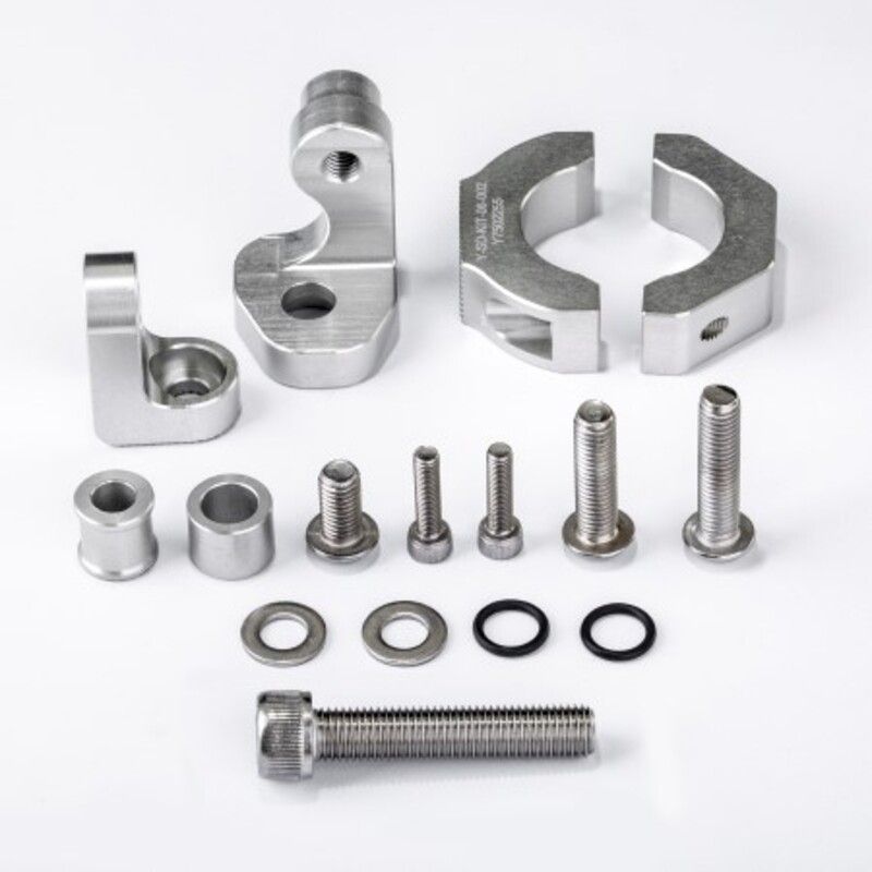 Kit de montaje amortiguador de dirección Triumph Bonneville T100/T120/ Street Scrambler/Twin SD-KIT - motoscamaralweb.com