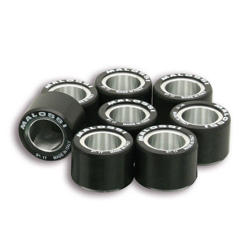 Rodillos de variador MALOSSI 25x19mm 19gr - 8 piezas- motoscamaralweb.