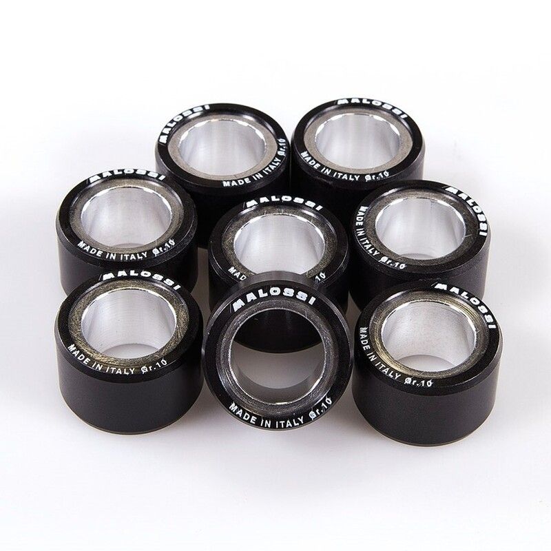 Rodillos de variador MALOSSI 25x15.9mm 12gr - 8 piezas- motoscamaralwe