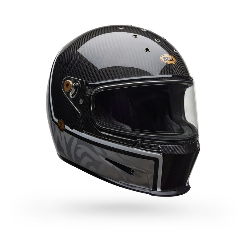Casco BELL Eliminator Carbon - RSD Journey Satin/Gloss Black/Gray - motoscamaralweb.com