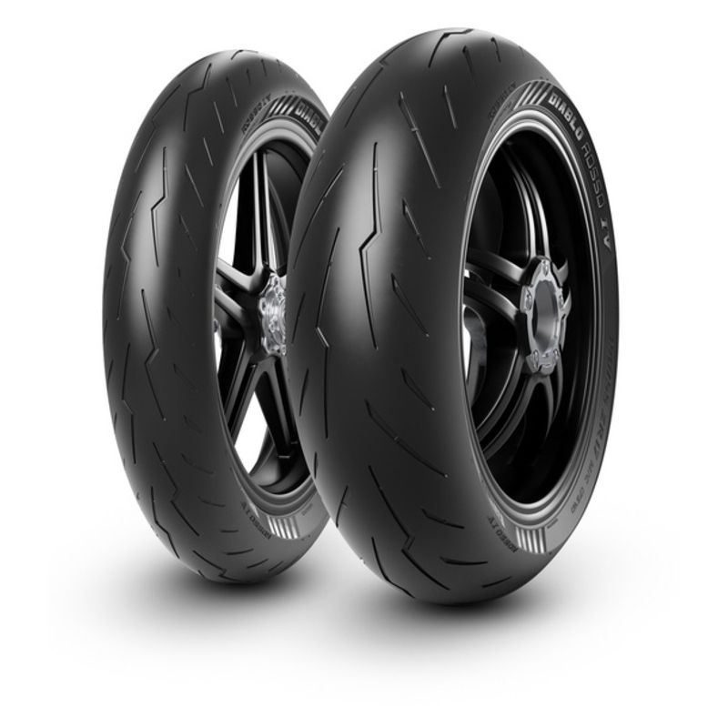 Neumático PIRELLI DIABLO ROSSO IV 180/55 ZR 17 M/C (73W) TL - motoscamaralweb.com